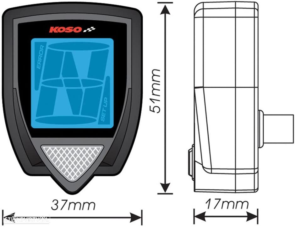indicador de velocidades universal koso v2 - 4