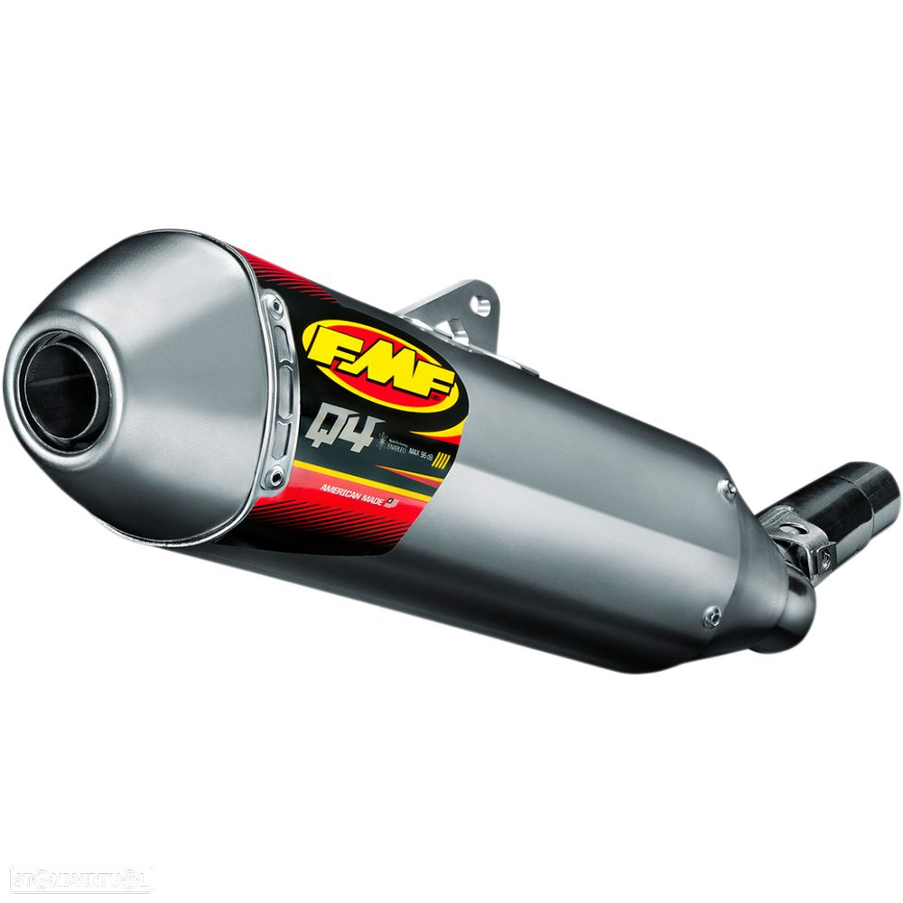 ponteira de escape fmf q4 hex slip-on muffler aluminum ktm / husqvarna - 1