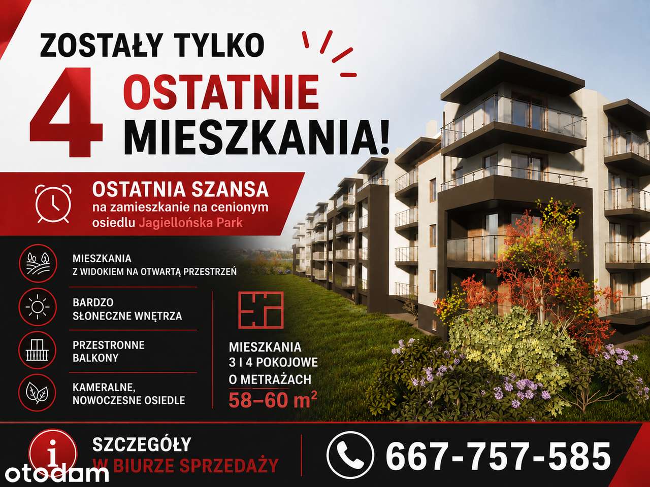 OSTATNIE MIESZKANIA - Jagiellońska Park II