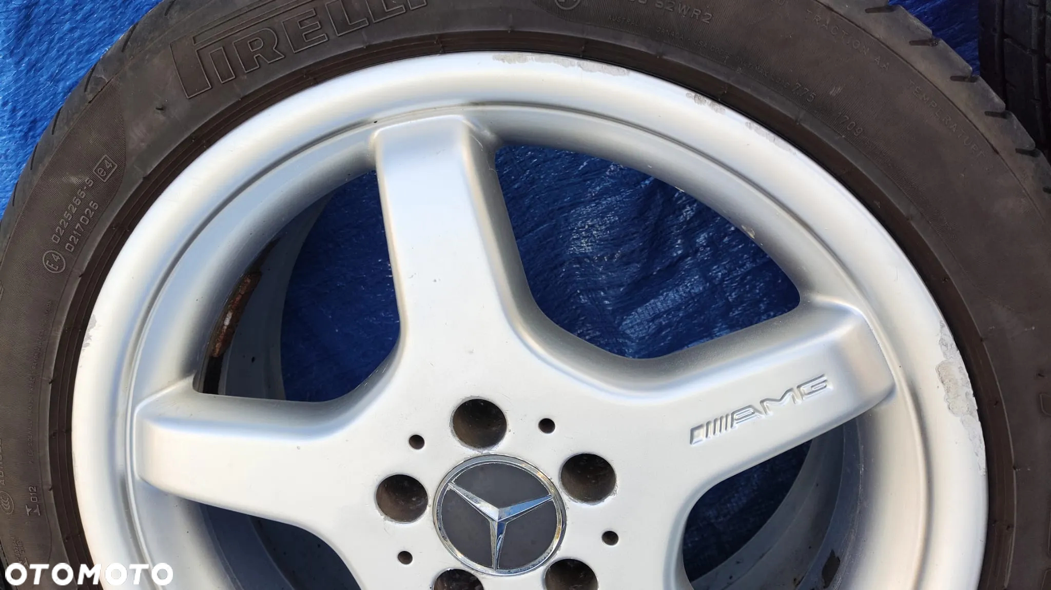 FELGI ALUMINIOWE ALUFELGI OPONY KOŁA 8.5J 9.5J 18 AMG ORYGINAŁ A2304012002 A2304012102 MERCEDES SL R230 W230 - 6