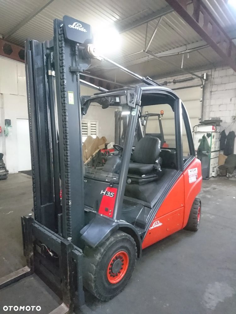 Linde [2007] WÓZEK WIDŁOWY LINDE H35D diesel 3,5tony - 2
