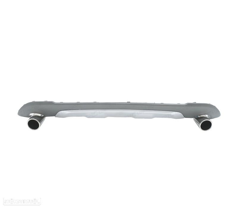 DIFUSOR BMW X1 F48 15- LOOK M + PONTEIRAS DE ESCAPE - 3