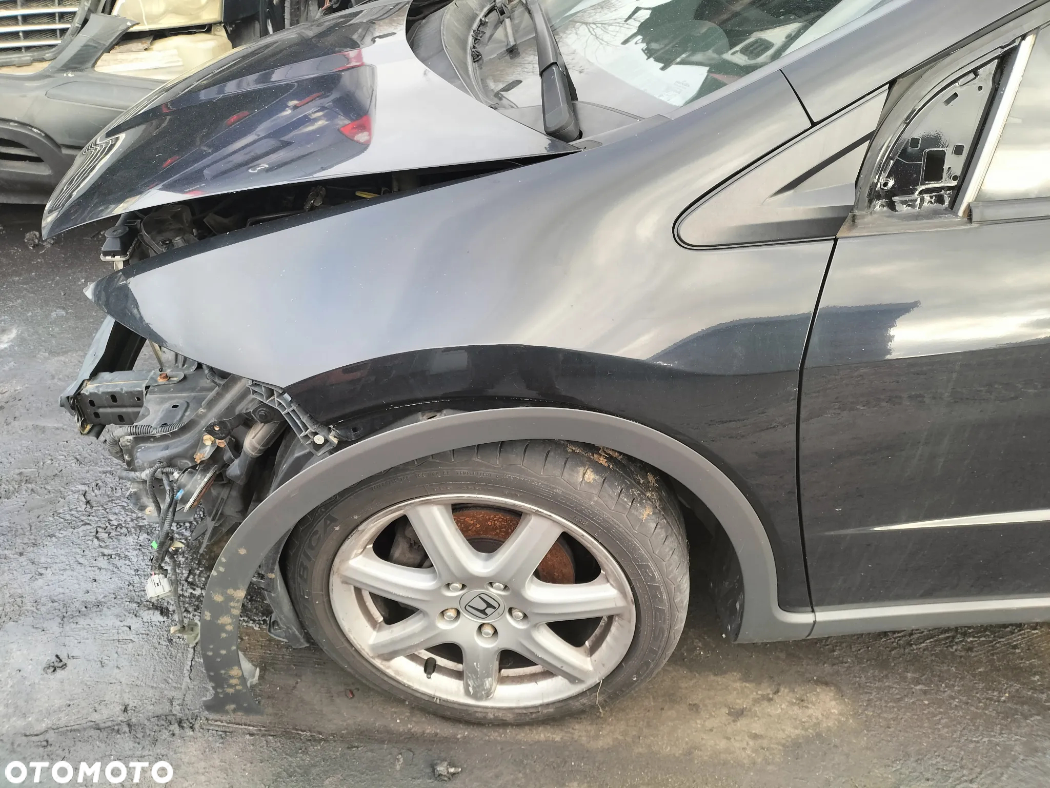 CAŁE AUTO NA CZĘŚCI KIEROWNICA RADIO FOTELE FELGI  HONDA CIVIC VIII UFO HATACHBACK 5D - 5