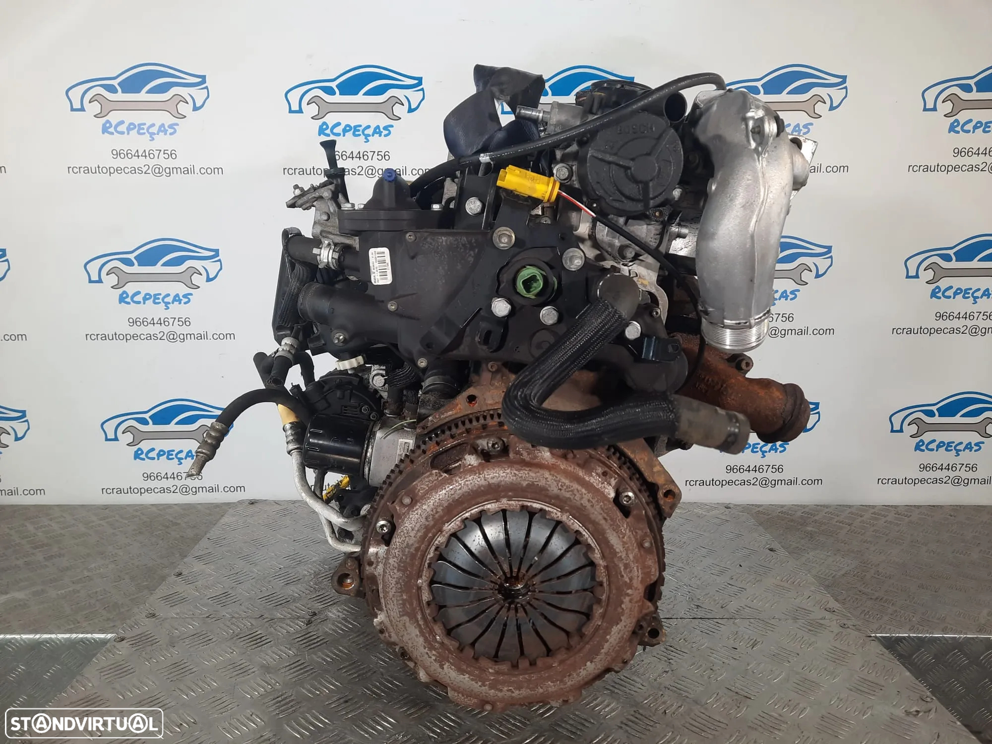 .Motor Completo RHY 2.0 Hdi 8v 90cv PSA Citroen Peugeot Injeção Siemens - 11