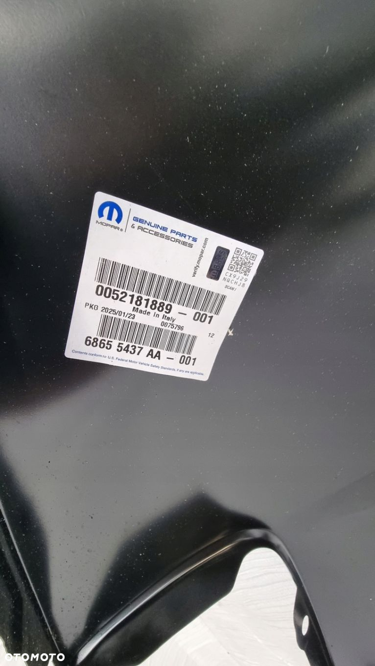 BŁOTNIK LEWY TYŁ POSZYCIE TYLNE FIAT 500E ELEKTRO 0052181889 NOWY ORYGINAL - 5