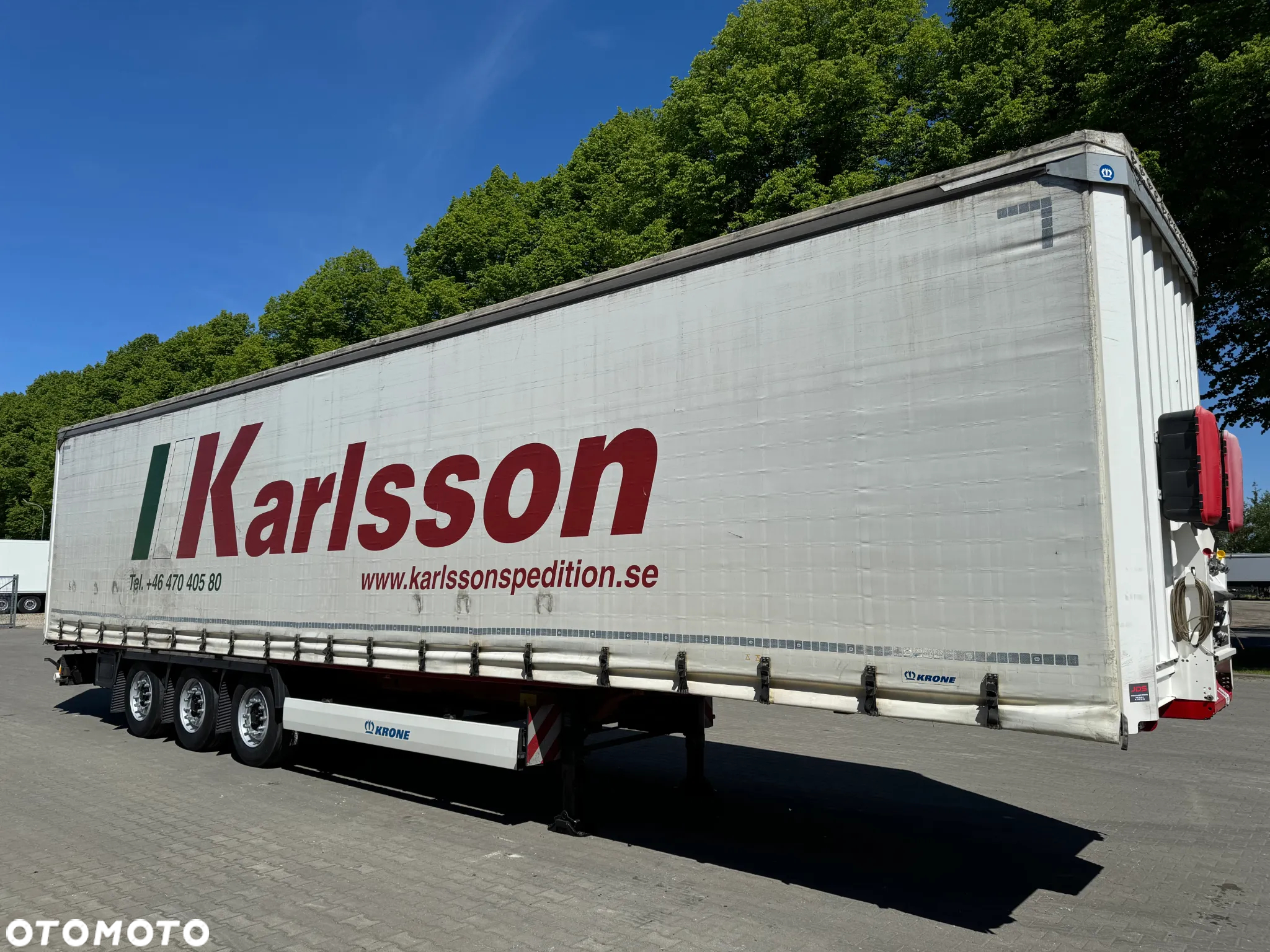 Krone Coilmulde, Rozsuwany tył, Maxi 385/55R22,5 - 2