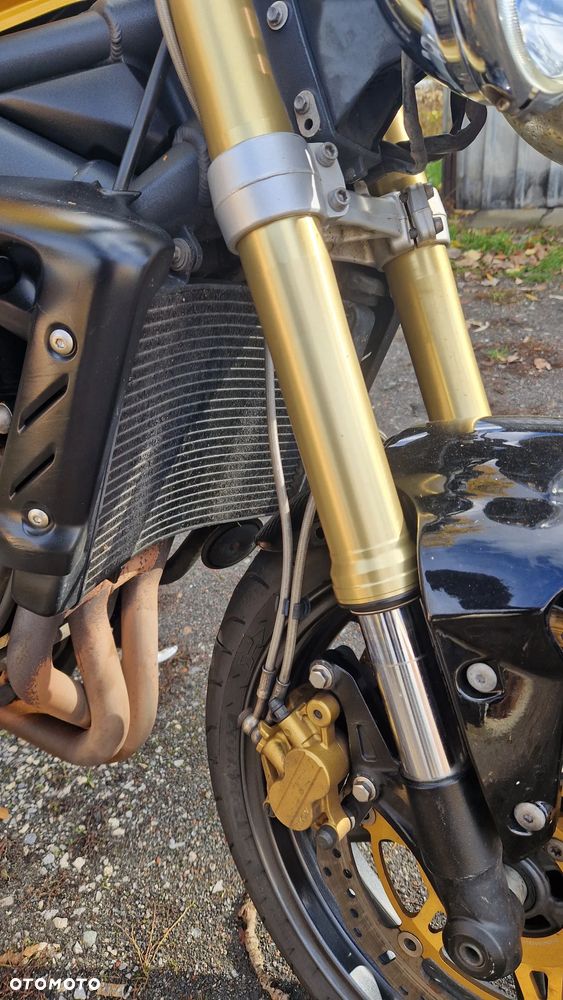 Triumph Street Triple 675 cały na części. Bezwypadkowy. Rama, czasza, lampa, bak, wahacz, zaciski, tłumik, kierunkowskazy, chłodnica. - 7