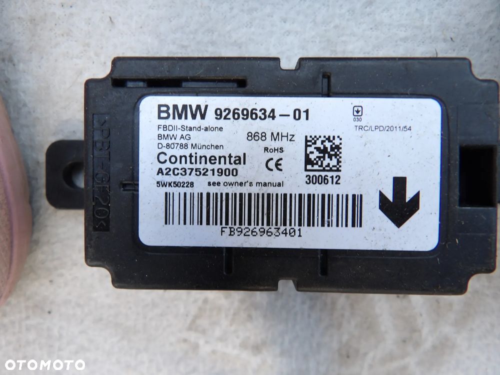 BMW MODUŁ STEROWNIK ALARMU - 9269634 - 1