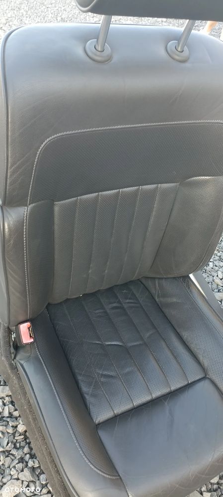 VOLKSWAGEN PHAETON 3D0 FOTEL KIEROWCY LEWY SKÓRA CZARNY - 20