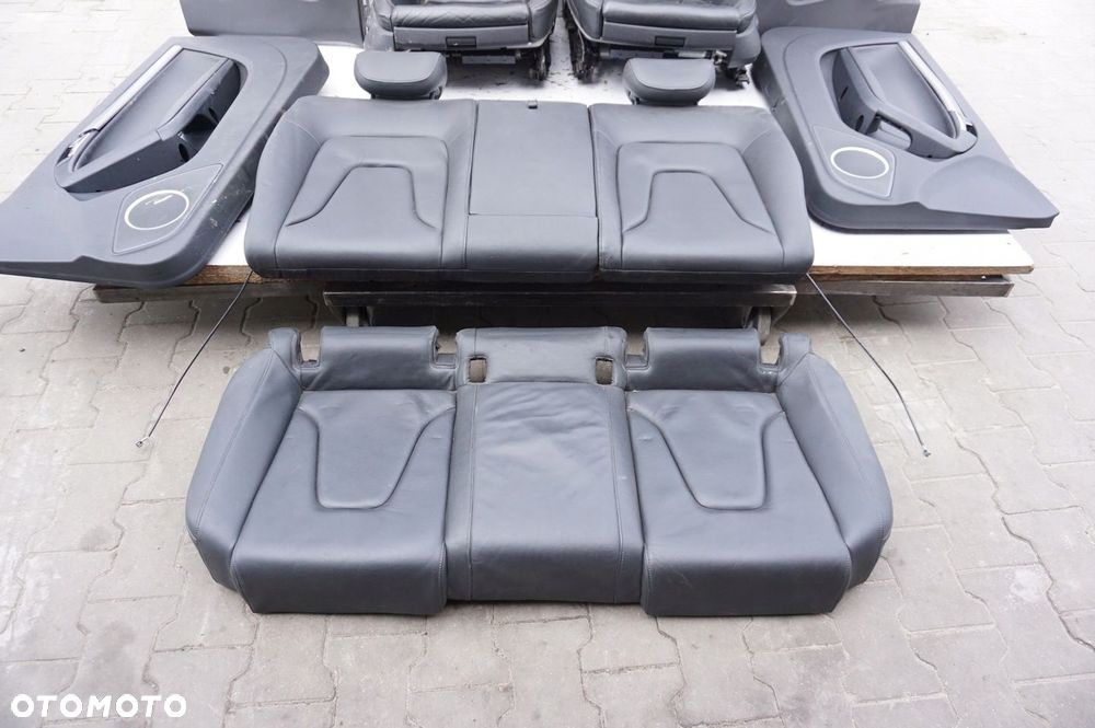 FOTELE SIEDZENIA SKÓRA EL GRZANE AUDI A5 8T COUPE - 2