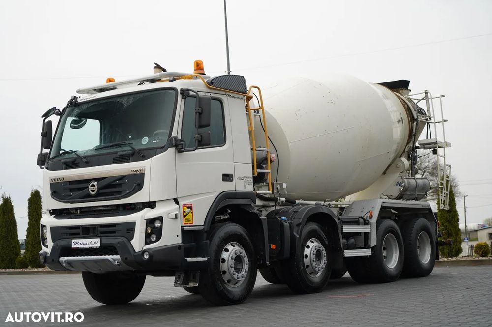 Volvo FMX 410 / 8x4 / BETONIERĂ / BETONIERĂ / LIEBHERR / 9 M3 / I-SHIFT / JANTE DIN ALIAJ / EURO 5 - 2
