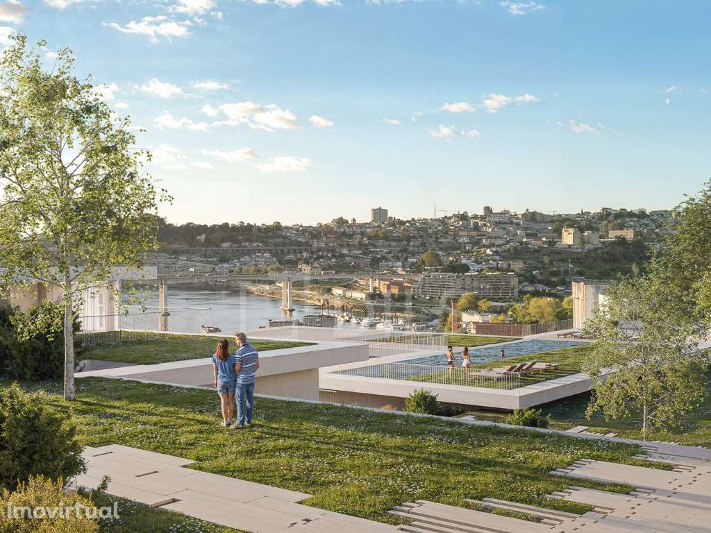 Apartamento T4 com jardim, em condomínio fechado, em Gondomar - Grande imagem: 2/56