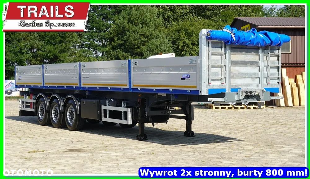 Inny Wywrotka 2x strony, platforma 12,60 m, burty ALUM 600/800 mm !!! - 16
