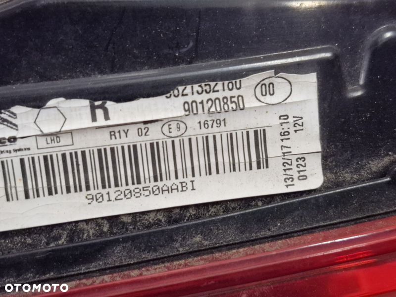 citroen c4 cactus i 1 lift lampa prawa tylna prawy tył w klapę 9821352180 - 5