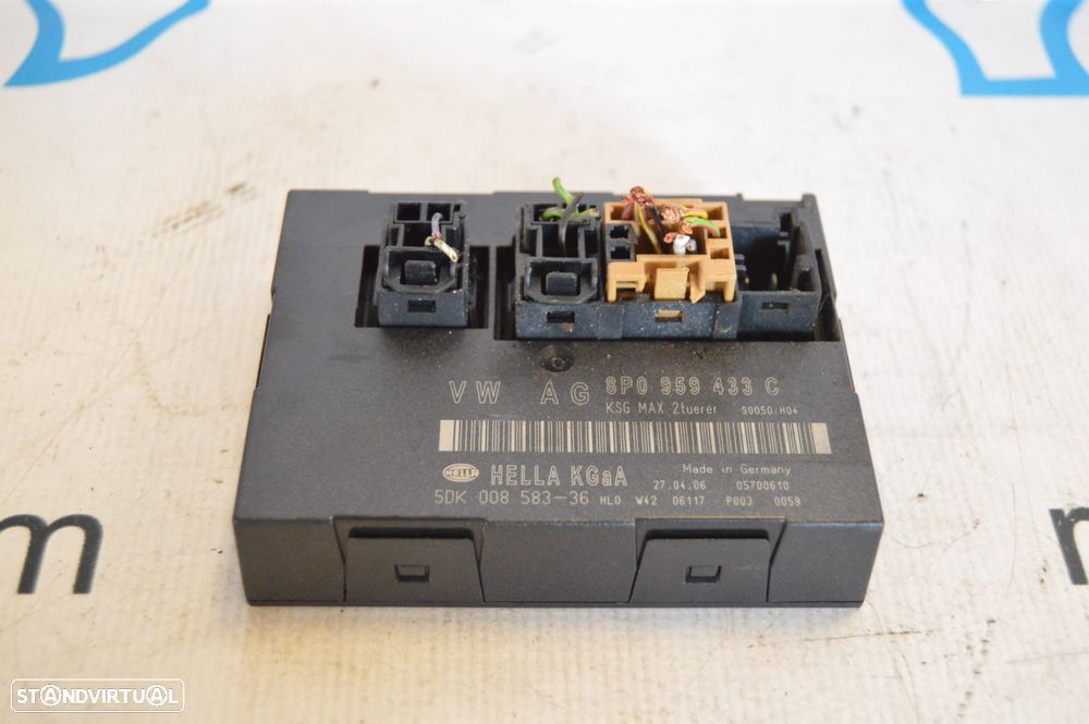 CENTRALINA FECHO CENTRAL AUDI A3 8P 8P0959433 8P0959433C AUDI TT MODULO CONFORT - 2