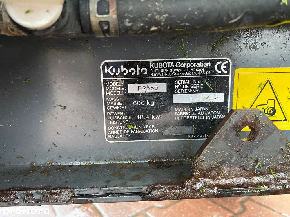 Kubota F2560 - 15