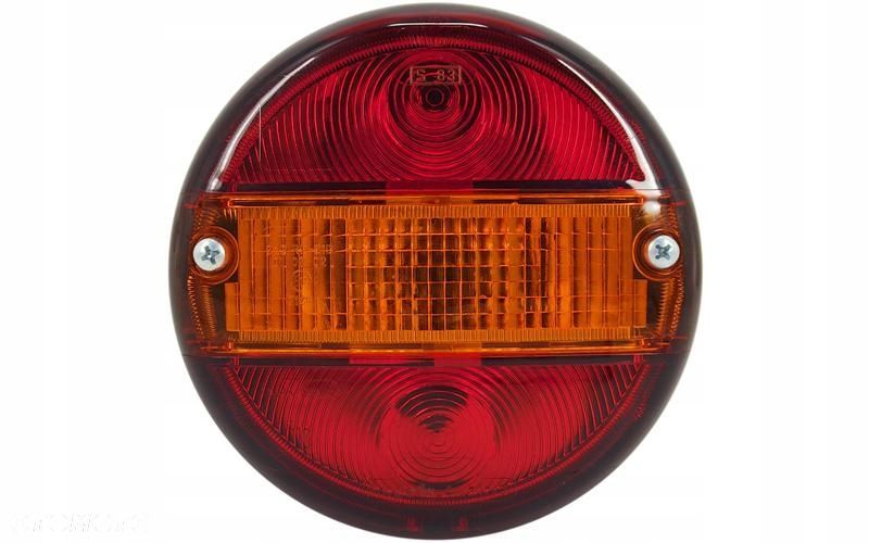 lampa zespolona okrągła fi140 hella traktor przyczepka 20223824 41200526 - 1