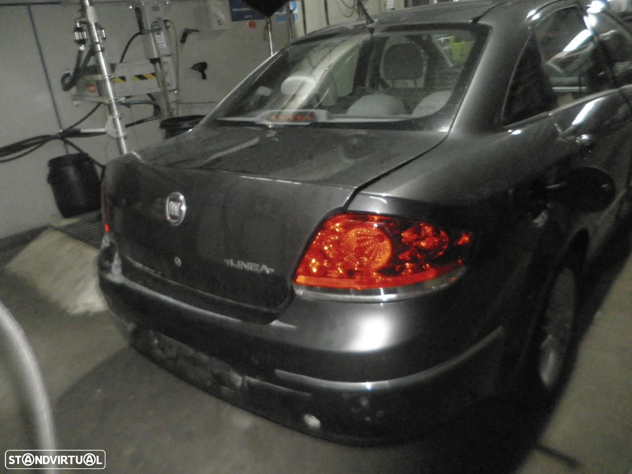 Carro MOT: 199A3000 FIAT LINEA 2007 1.3D 90CV 4P CINZA DIESEL - 4