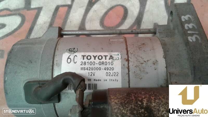 MOTOR ARRANQUE TOYOTA AURIS 2007 -281000R010 - 4