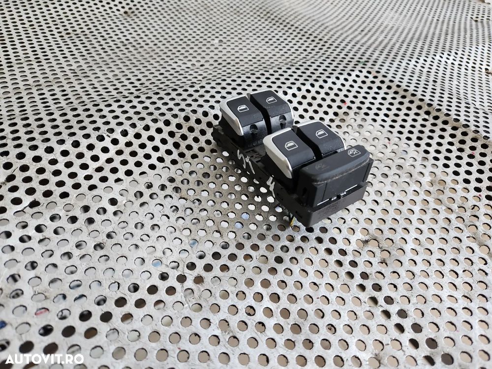 Butoane Geamuri Electrice Stanga Fata Audi A8 4H D4 An 2010-2011-2012-2013-2014-2015-2016-2017 Volan Stanga Dezmembrez Audi A8 4H D4 3.0 Tdi Quattro Motor CDT Cutie MXU Volan Stanga - Dezmembrari Arad - 4