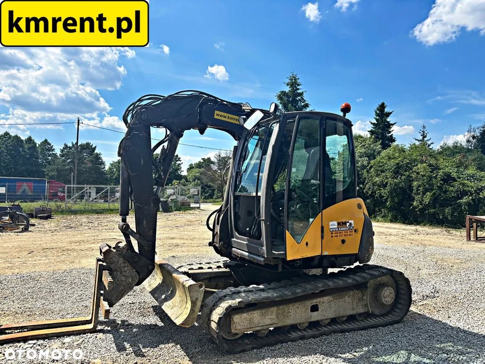 Mecalac 8 MCR MINI-KOPARKA 2012R. | MECALAC 6 MCR, JCB 8065 8080 8085 85 Z VOLVO ECR 88, CAT 308, 307 , BOBCAT 80 KOMATSU PC 88 - 9
