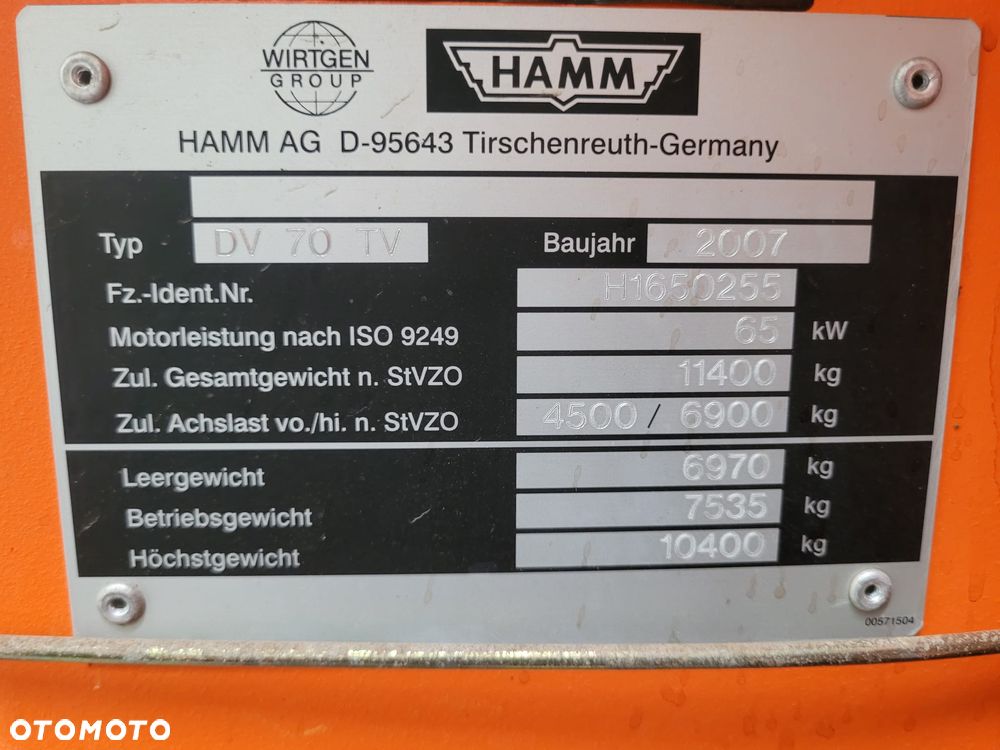Hamm DV 70 TV - 22
