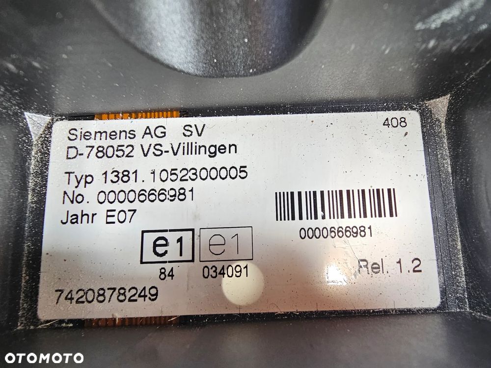 TACHOGRAF CYFROWY KARTA NA KARTE RENAULT PREMIUM MIDLUM MAGNUM TYP 1381.1052300005 7420878249 - 4