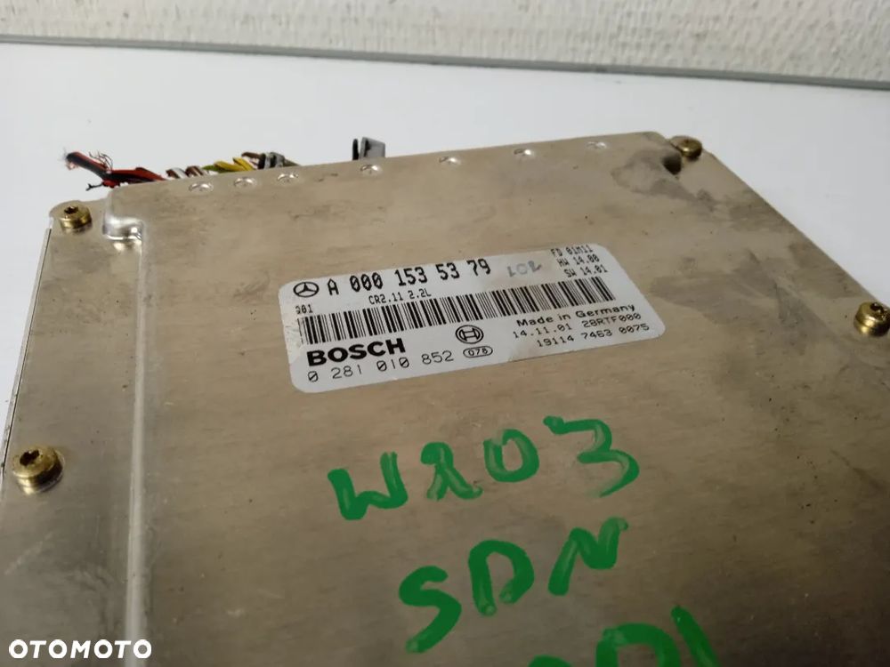 STEROWNIK SILNIKA A0001535379 0281010852 MERCEDES C W203 2,2CDI - 2