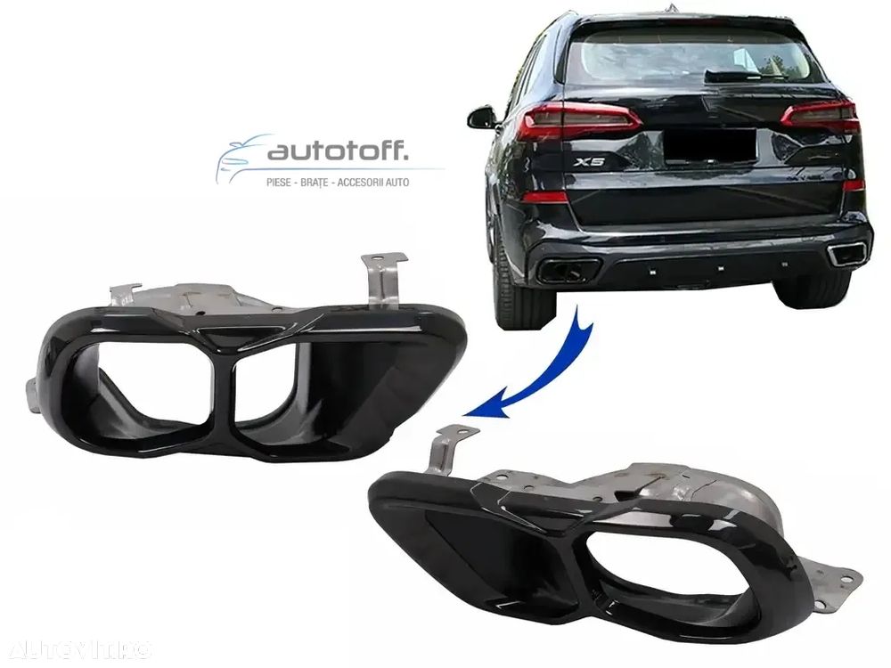 Ornamente tobe compatibile cu BMW X5 G05/ X6 G06/ X7 G07 (2018+) M Design - 1