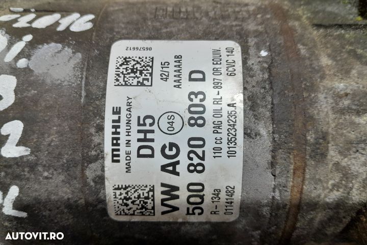 Compresor AC 5Q0820803D Volkswagen VW Polo 5 6R [2009 - 2015] Hatchba - 6