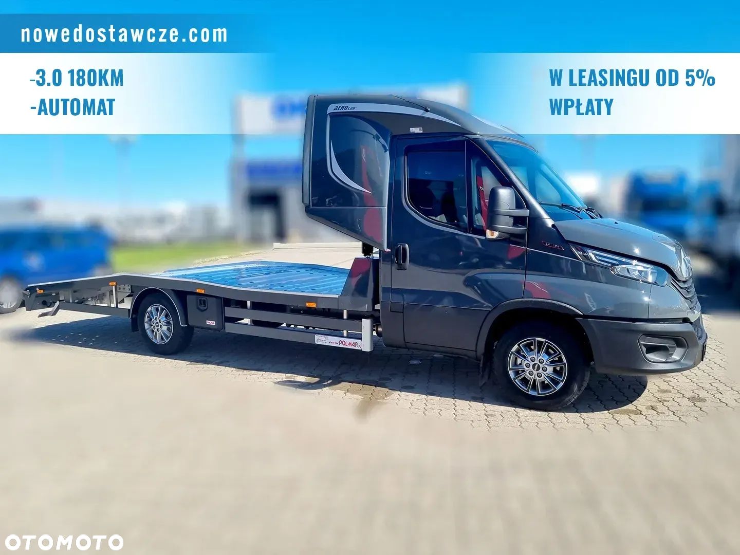 Iveco Daily autolaweta z kabina sypalną 3,5t na haku POLMAR - 1
