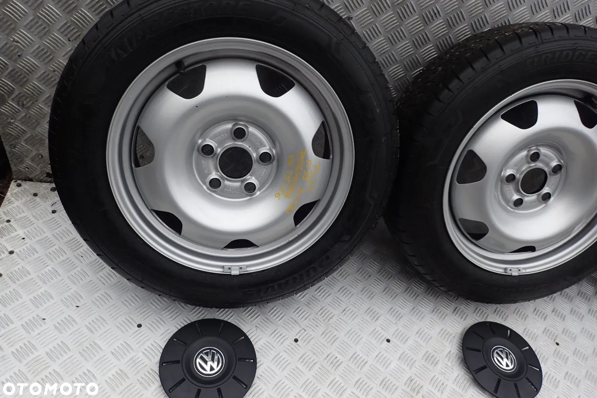 KOŁA FELGI STALOWE VW T5 T6 7JX17 ET 55 5X120 7E0601027B Z OPONAMI LATO 215/60/17 KOMPLET - 8