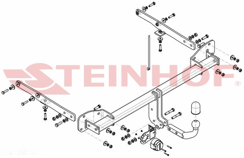 Hak Holowniczy + MODUŁ 7PIN do Opel Astra V (K) Sports Tourer od 2016 - 2
