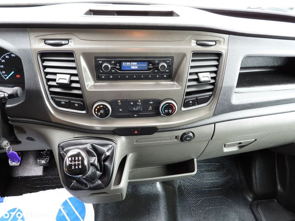 Ford TRANSIT  PLANDEKA 8 PALET TEMPOMAT LEDY BLIŹNIACZE KOŁA KLIMATYZACJA  130KM - 36