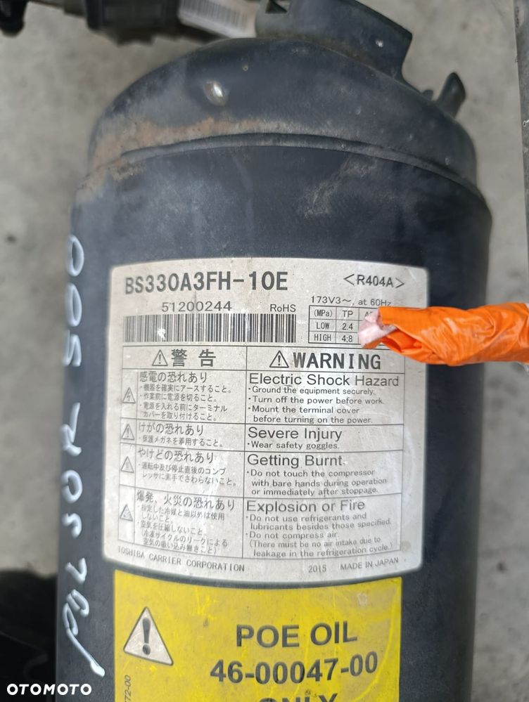 SPRĘŻARKA KOMPRESOR CARRIER PULSOR 500 600 46-00047-00 BS330A3FH-10E - 2