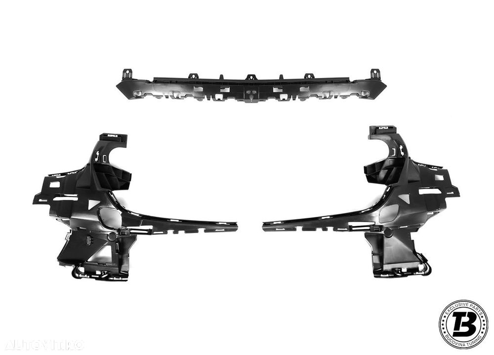 Pachet Exterior compatibil cu Mercedes S Class W223 Shadow Design - 18