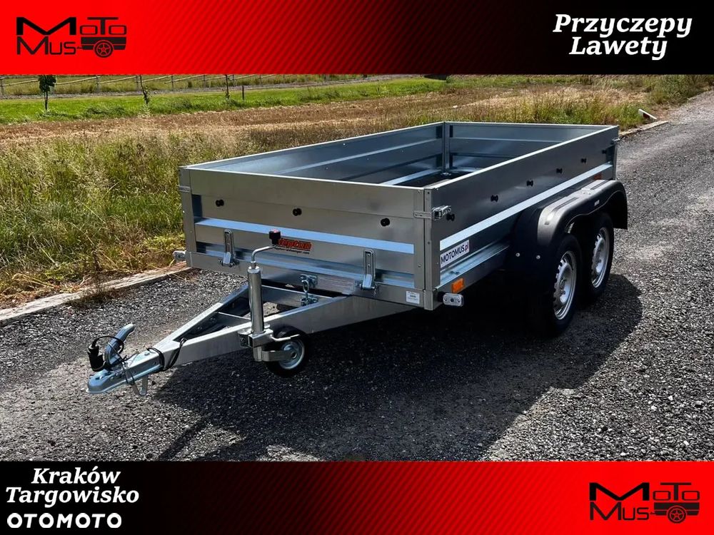 Neptun Przyczepa Neptun N7-253 2rt 253x129x40cm 2 oś dwuosiowa mocna spawana Targowisko k. Krakowa HIT!!