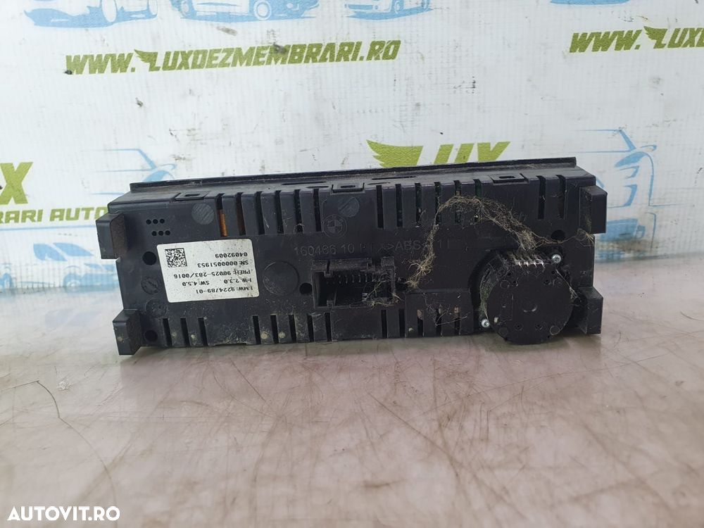 Panou comanda clima 9224789-01 BMW Seria 7 F01/F02 [2008 - 2012] - 2