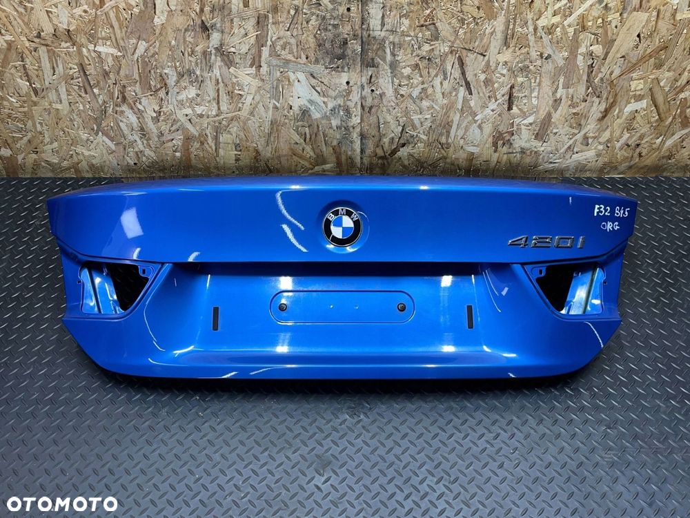 klapa bagażnika tył bmw 4 f32 f33 b45 estorilblau - 11