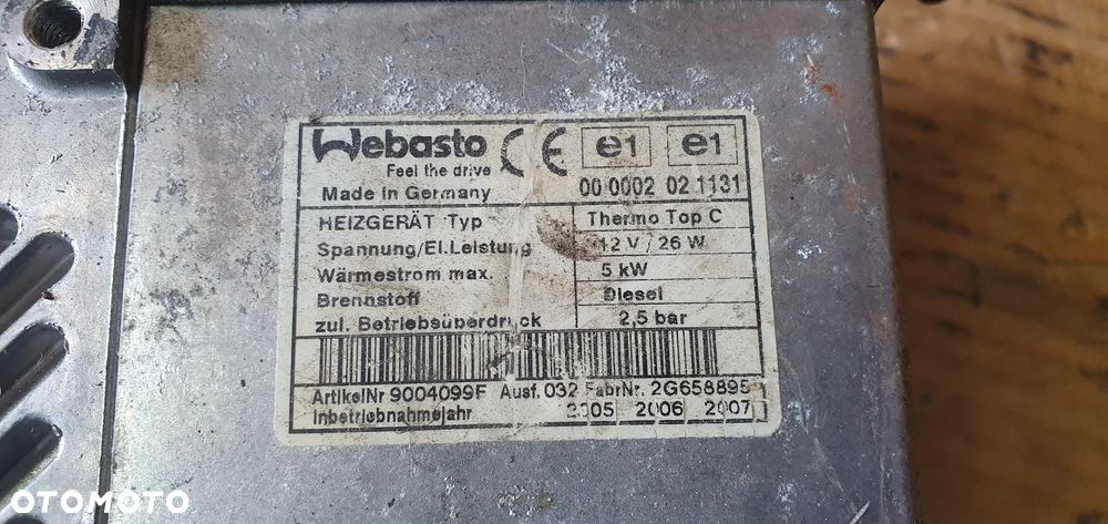 Webasto ogrzewanie postojowe Kia Sorento I D595-JDXAA-03 - 10