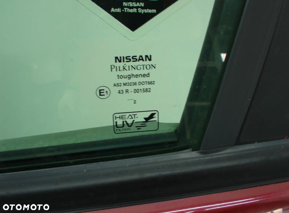 Nissan Almera N16 AX5 Drzwi Lewy Przód Lusterko Podnośnik Szyba Zamek - 3