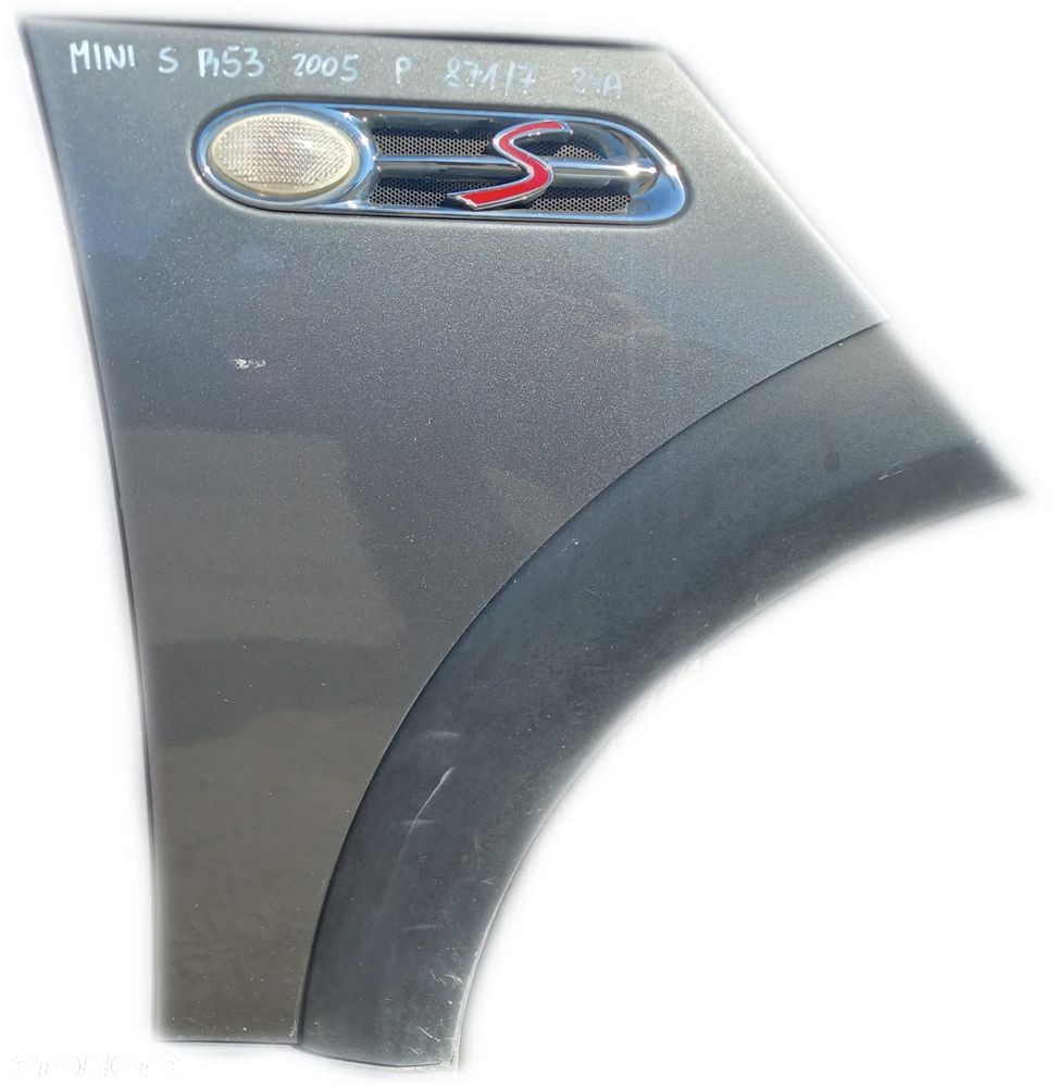 MINI COOPER S R53 BŁOTNIK PRAWY PRZÓD PRZEDNI 871/7 - 1