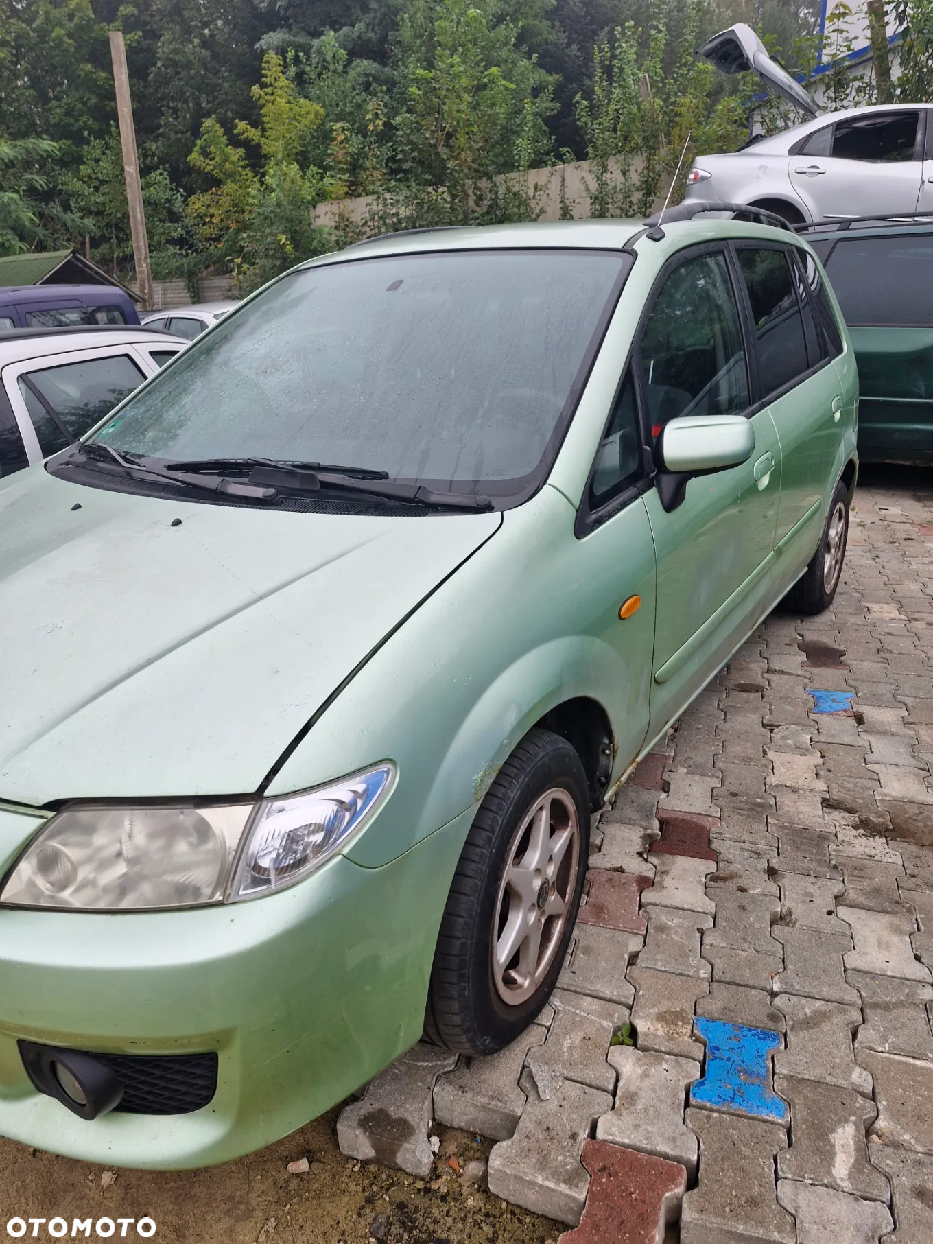 Mazda premacy 1.8 B  maska  zderzak drzwi lusterko szyba roleta fotel pojazd na czesci - 2