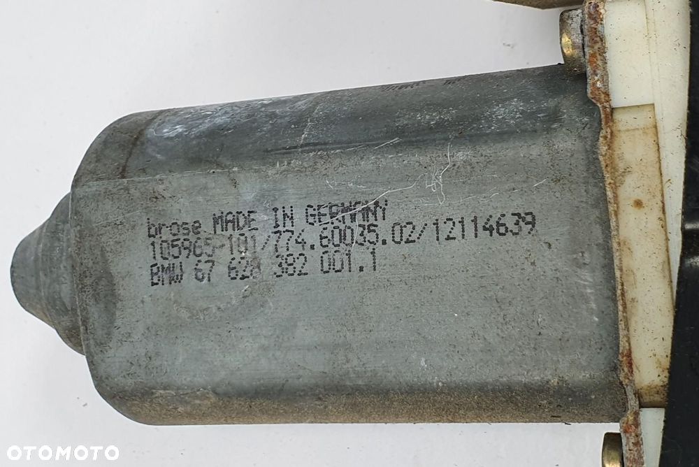 MECHANIZM PODNOŚNIK SZYBY LEWY TYŁ BMW E65 7138863 - 2