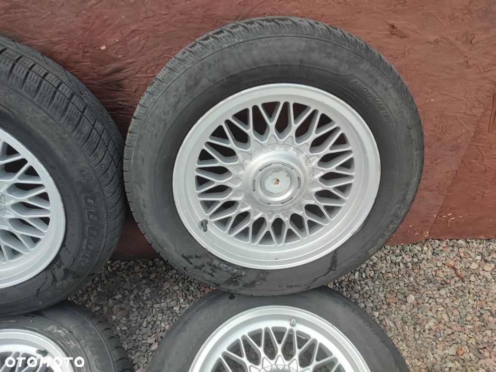 BMW  E39 / E46 / E38 / E36 / E34 / E32 / E60 / ITP. ORYGINALNY KOMPLET FELG STYLING 5 ( 4 SZTUKI + 1 ZAPASÓWKA ) + DEKIELKI W ROZMIARZE 16 CALI 7J ET20 O NR. 36 11 1 092 336 OEM W DOBRYM STANIE + OPONY GRATIS POD PROJEKT / M5 / RARYTAS - 4