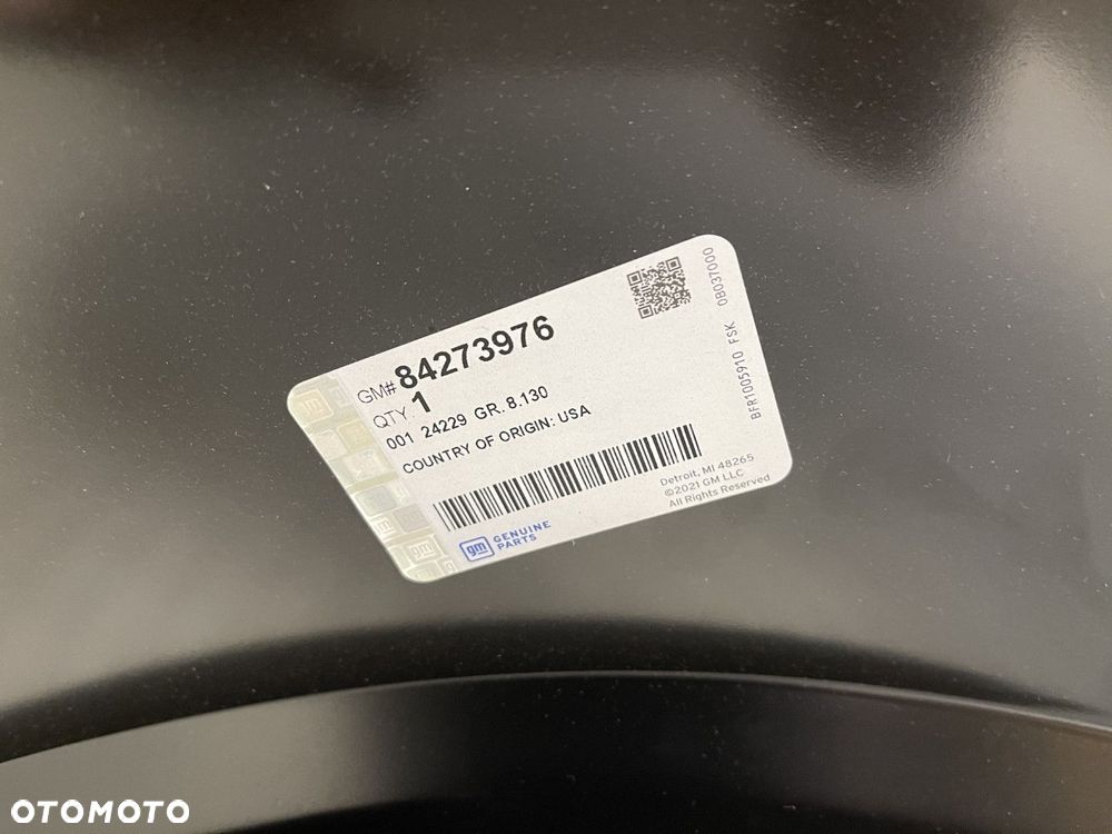 NOWY ORYGINALNY PRAWY PRZEDNI BŁOTNIK CHEVROLET CAMARO VI 6 16-25 84273976 - 6