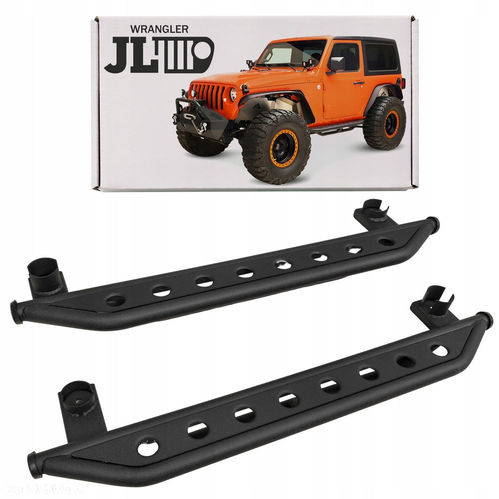 orurowanie boczne raptor paramount + śruby jeep wrangler jl 2018+ 2 dr - 1
