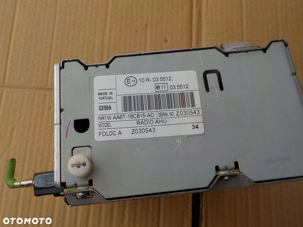 radio cd ford fiesta mk7 2010r AA6T-18C815-AD - 2