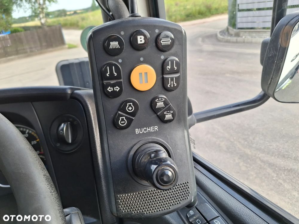Mercedes-Benz Atego 1321 Zamiatarka BUCHER CityFant 5000 Euro 6 PM10 Rura Do Liści Studzienek Karcher Wysokiego Ciśnienia Napęd Hydrostatyczny - 32