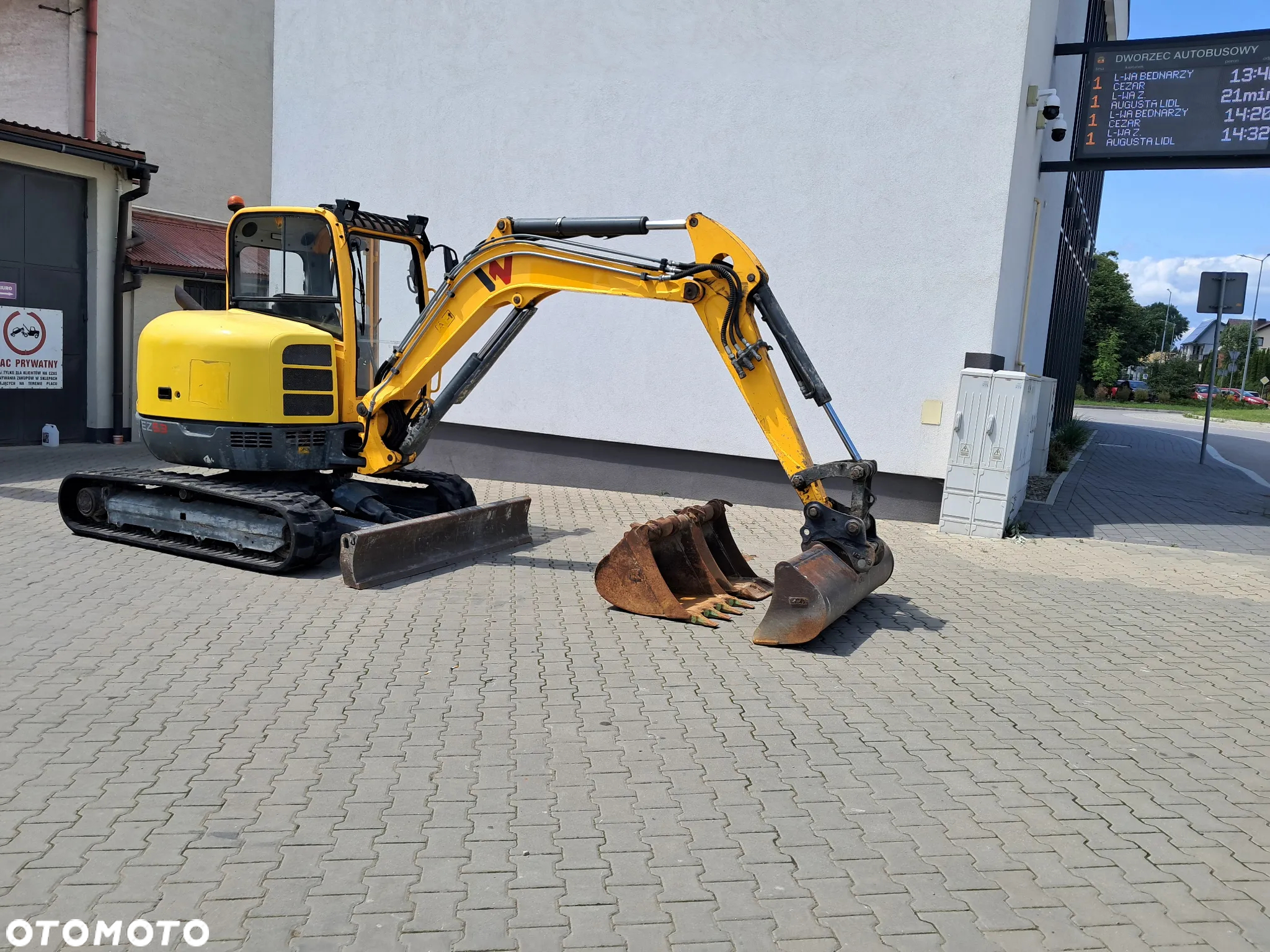 Wacker Neuson EZ 53 waga 5t TON * 3 ŁYŻKI * silnik Perkins turbo 60KM * 2016r 4570 mtg koparka minikoparka oświetlenie - 11